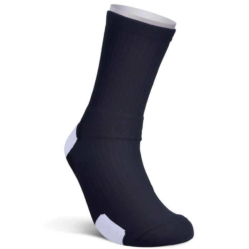 JHM boys Athletic Sport Team Basketball Soccer Crew Socks, 6 Pairs Color#1, 8-11 Years - Image 4